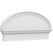 Ekena Millwork Elliptical Smooth Architectural Grade PVC Combination Pediment, 36"W x 15-7/8"H x 2-3/4"P PEDPC036X160ELL00 - alternate 1